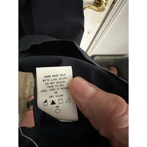 Code X Mode Women's blue Cotton Blended Collared Midi Dress Size Medium - Picture 5 of 8